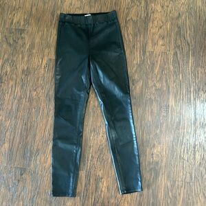 L’agence Faux Leather Leggings Size Large